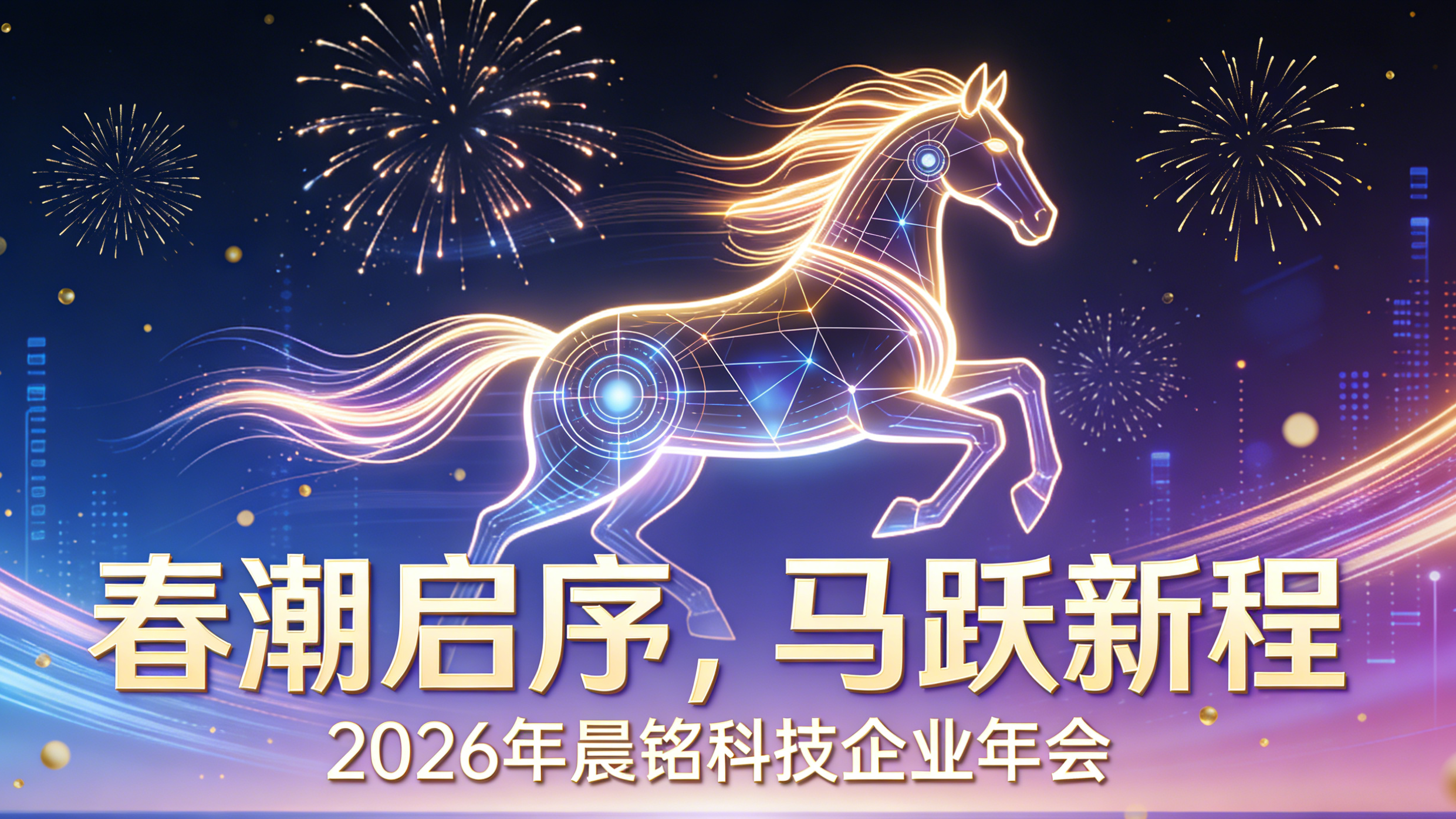 【公司资讯】春潮启序，马跃新程——晨铭科技2026年企业年会